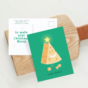 Cartão Postal De Festividades Cartão-postal de Natal de Queijo Grande