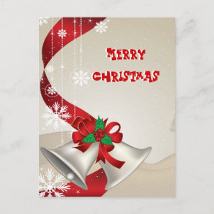 Cartão Postal De Festividades Cartão-postal de Natal e Fitas