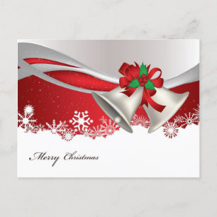 Cartão Postal De Festividades Cartão-postal de Natal Elegante