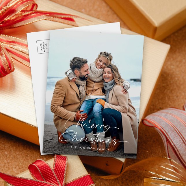 Cartão Postal De Festividades Cartão-postal de Natal Feliz (Criador carregado)