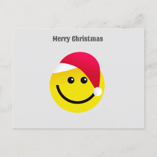 Cartão Postal De Festividades Cartão-postal de Natal Feliz para Papais noeis Emo