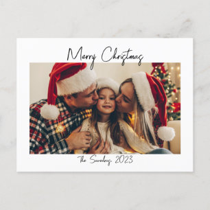 Cartão Postal De Festividades Cartão-postal de Natal minimalista