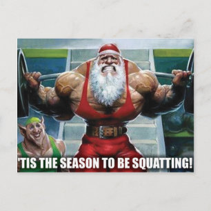 Cartão Postal De Festividades Cartão-postal de Natal - Motivação Gym