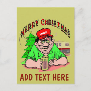 Cartão Postal De Festividades Cartão-postal de Natal OHIO