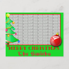 Cartão Postal De Festividades Cartão-postal de Natal Personalizável