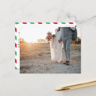 Cartão Postal De Festividades Cartão-postal de Natal simples