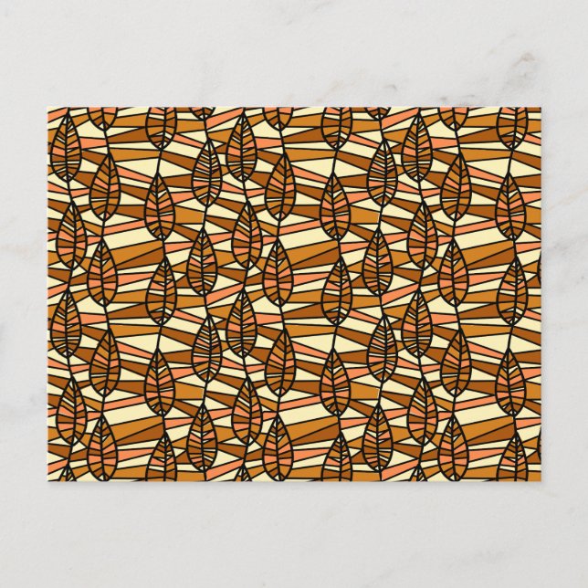 Cartão Postal De Festividades Cartão-postal de outono Retroativo (Frente)