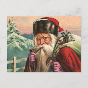 Cartão Postal De Festividades Cartão-postal de Papais noeis alpinos