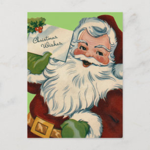 Cartão Postal De Festividades Cartão-postal de Papais noeis de Natal