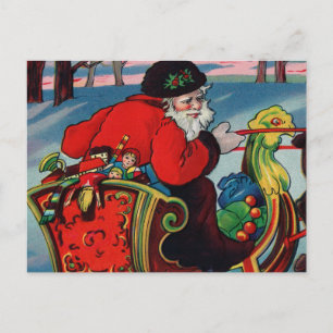Cartão Postal De Festividades Cartão-postal de Papais noeis vitorianos