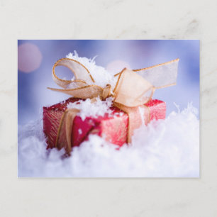 Cartão Postal De Festividades Cartão-postal de presente de Natal