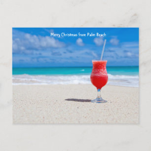 Cartão Postal De Festividades Cartão-postal de saudação Palm Beach .Florida