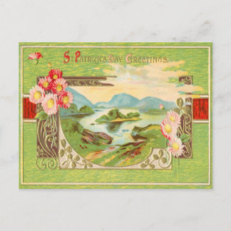 Cartão Postal De Festividades Cartão-postal de saudações de dia de Patrick