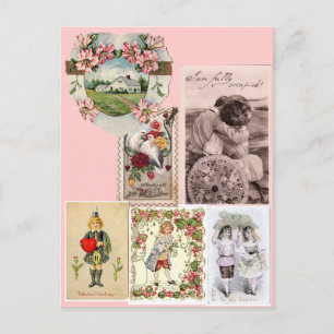 Cartão Postal De Festividades Cartão-postal do Dia de os namorados vitoriano