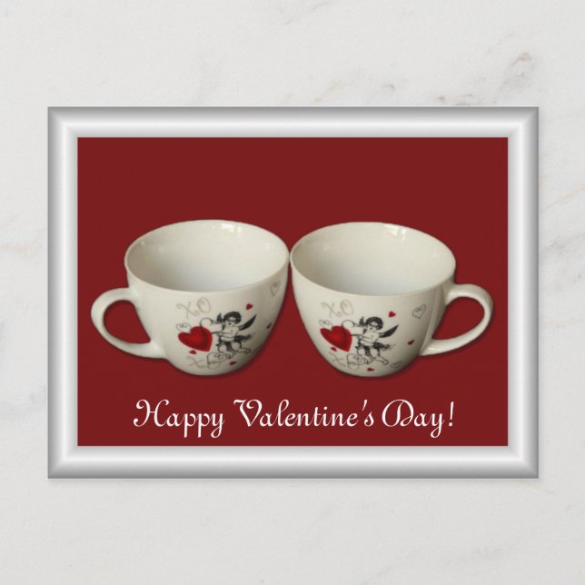 Cartão Postal De Festividades Cartão-postal do dia do namorados (Frente)