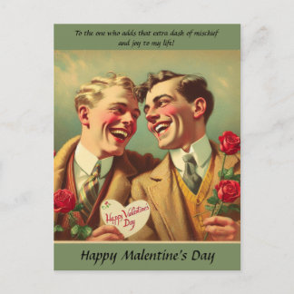 Cartão Postal De Festividades Cartão-postal do Dia "Malentine"