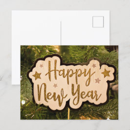 Cartão Postal De Festividades Cartão-postal do feliz ano novo