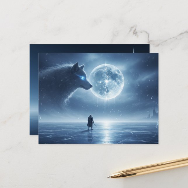 Cartão Postal De Festividades Cartão-postal do Guerreiro Silencioso (Frente/Verso In Situ)