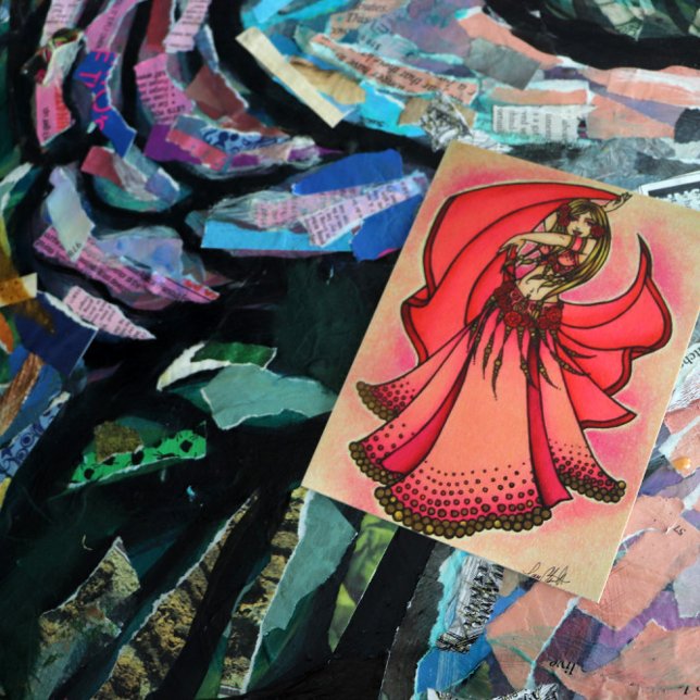 Cartão Postal De Festividades Cartão-postal do Namorados Belly Dancer (Criador carregado)