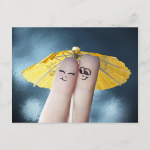 Cartão Postal De Festividades Cartão-postal do Namorados de Amor