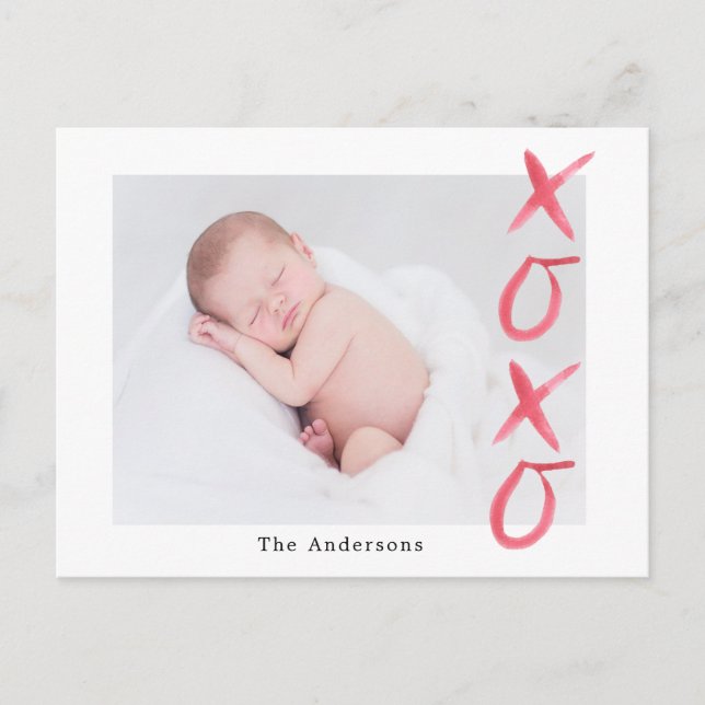 Cartão Postal De Festividades Cartão-postal do Pincel e beijos (Frente)