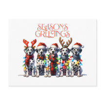 Cartão-postal dos GREETINGS da SEASON