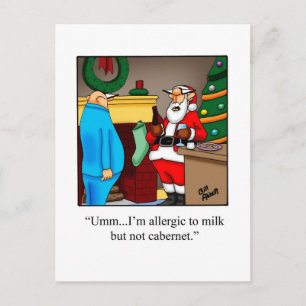 Cartão Postal De Festividades Cartão-postal engraçado de Natal