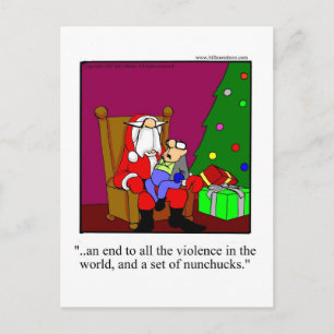 Cartão Postal De Festividades Cartão-postal engraçado de Natal