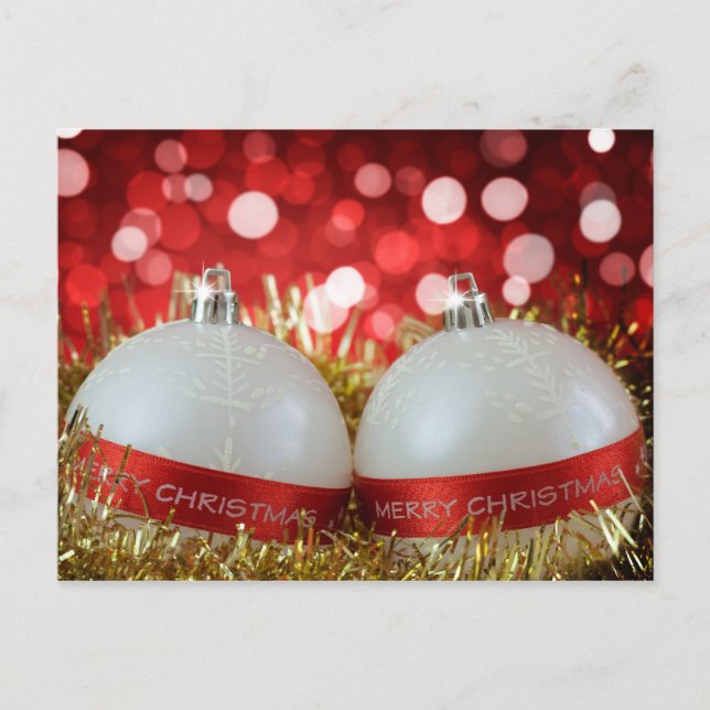 Cartão Postal De Festividades Cartão-postal Feliz de Natal (Frente)