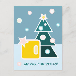 Cartão Postal De Festividades Cartão-postal Feliz de Natal