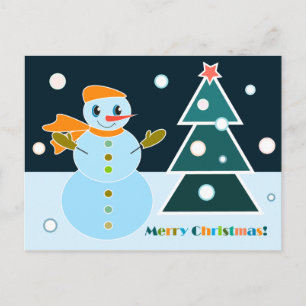 Cartão Postal De Festividades Cartão-postal Feliz de Natal