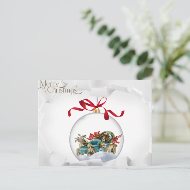 Cartão Postal De Festividades Cartão-postal Feriado (Em pé/Frente)