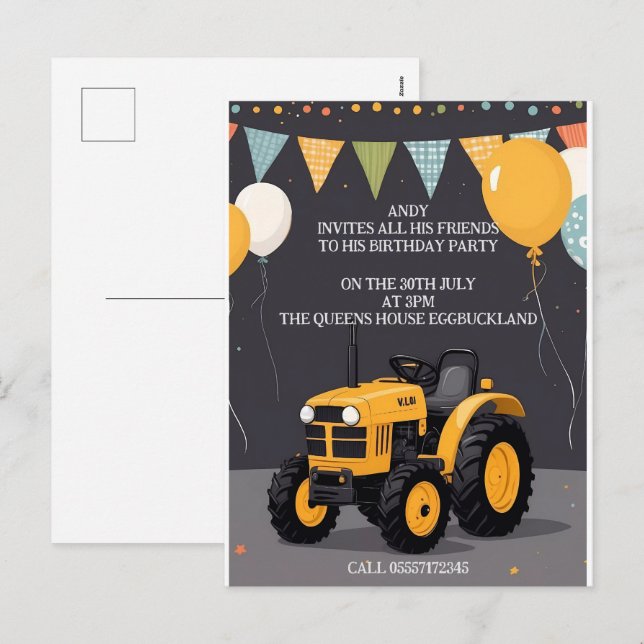 Cartão Postal De Festividades Cartão-postal Feriado (Frente/Verso)