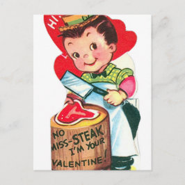 Cartão Postal De Festividades Cartão-postal Feriado de Namorados de Vintage Retr