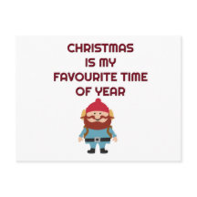 Cartão-postal festivo de férias