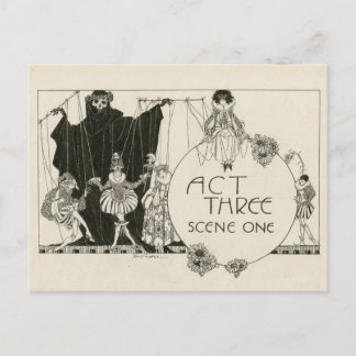 Cartão Postal De Festividades Cartão-postal Hamlet Shakespeare