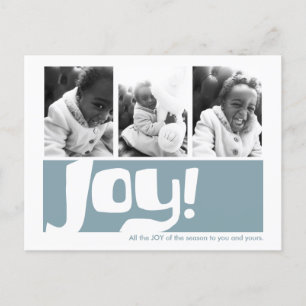 Cartão Postal De Festividades Cartão-postal Joy & Peace Triptych