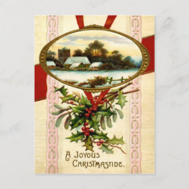 Cartão Postal De Festividades Cartão-postal Joyous Christmastide