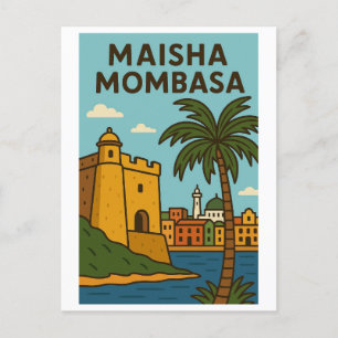 Cartão Postal De Festividades Cartão-postal - Maisha Mombasa
