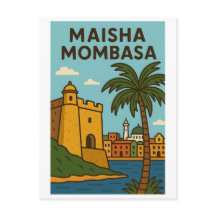 Cartão-postal - Maisha Mombasa
