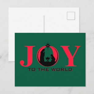 Cartão Postal De Festividades Cartão-postal mundial de Natal