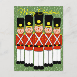 Cartão Postal De Festividades Cartão-postal natalino de Soldado Natal