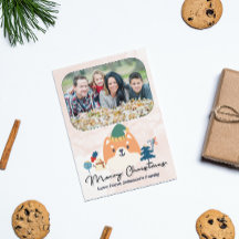 Cartão-postal personalizado de Natal Feriado