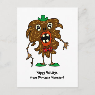 Cartão Postal De Festividades Cartão-postal personalizado personalizado, engraça