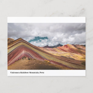 Cartão Postal De Festividades Cartão-postal Rainbow Mountain Holiday
