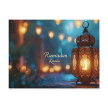 Cartão-postal Ramadan Kareem