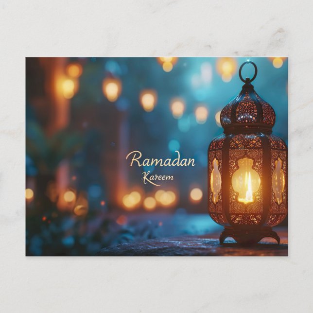 Cartão Postal De Festividades Cartão-postal Ramadan Kareem (Frente)