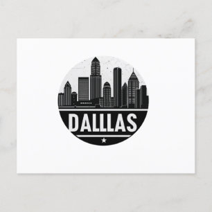 Cartão Postal De Festividades Cartão-postal Skyline do Texas