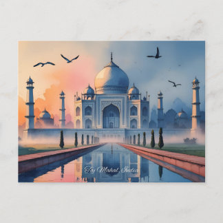 Cartão Postal De Festividades Cartão-postal Taj Mahal