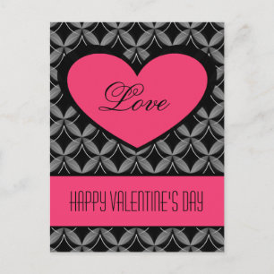 Cartão Postal De Festividades Cartão-postal ultra-glâmico, cor-de-rosa brilhante